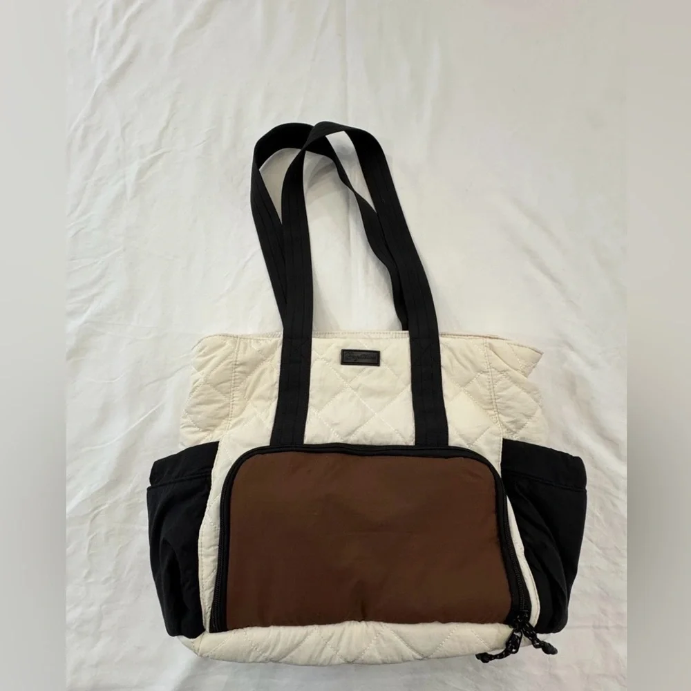 Puffer Lunch Tote‎ Bag for Women, 15.6 Inch Laptop Work Bag with Insulated Lunch